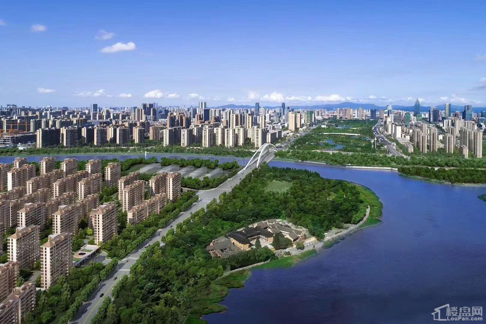 雅戈尔江上实景图