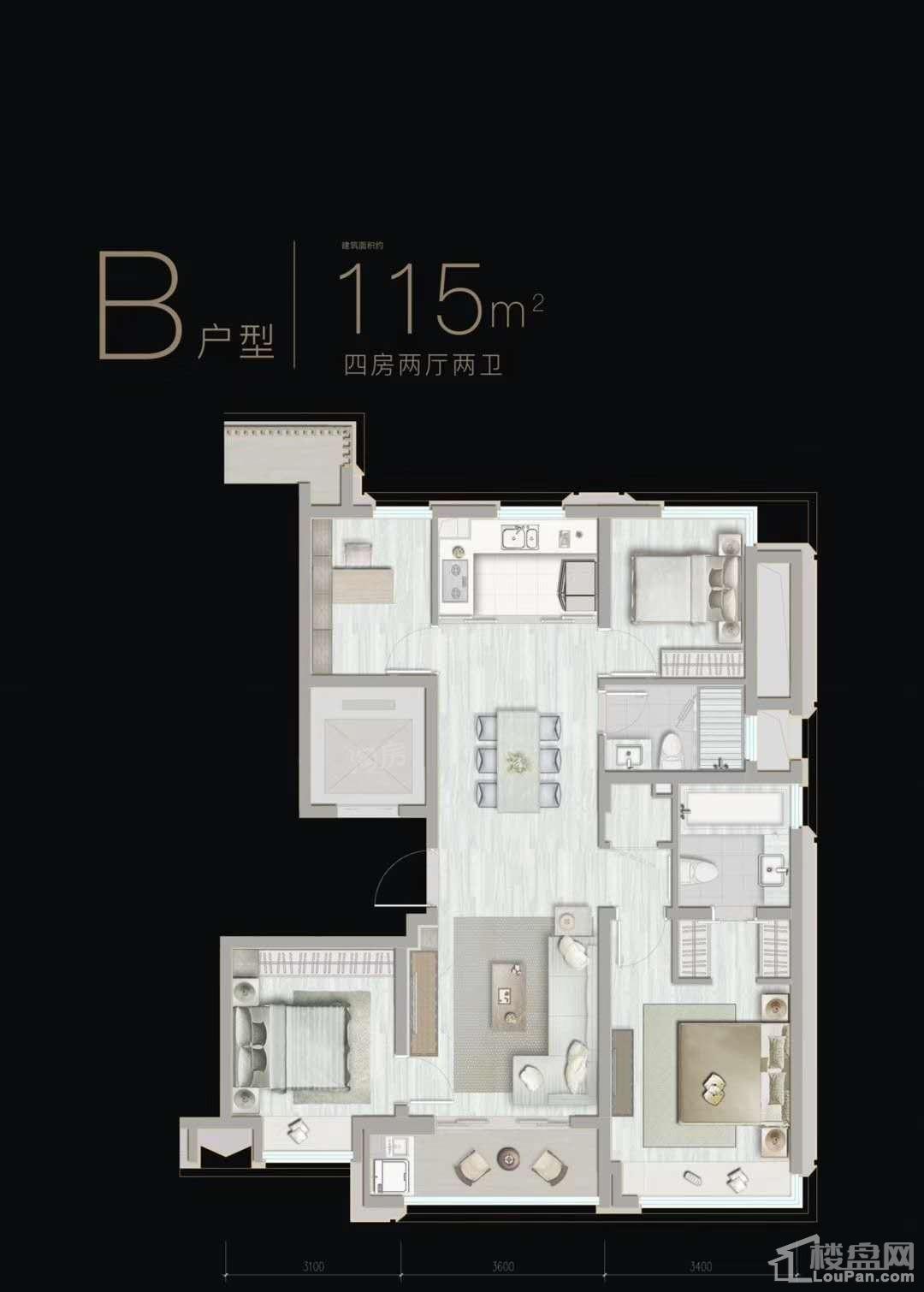 雅戈尔江上实景图