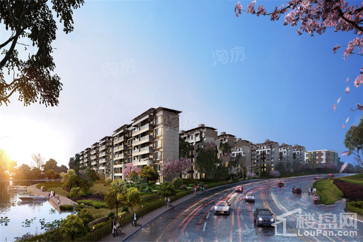 中海湖心半岛效果图