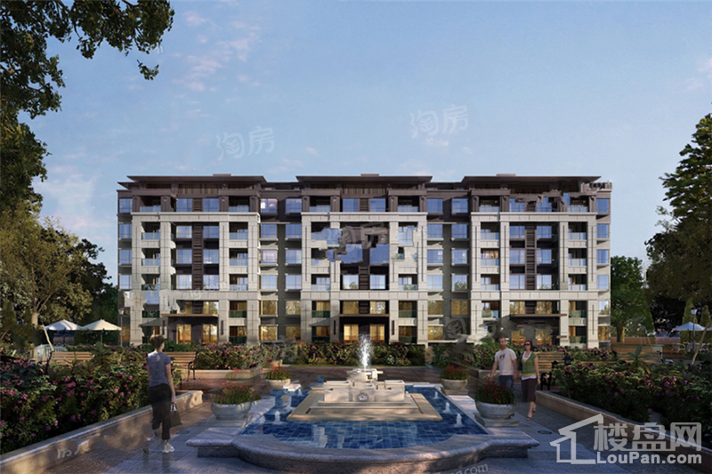 中海湖心半岛效果图