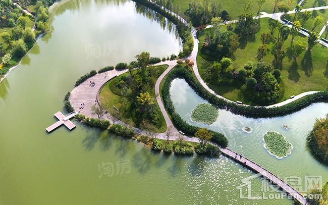 中铁阅山湖 云著实景图