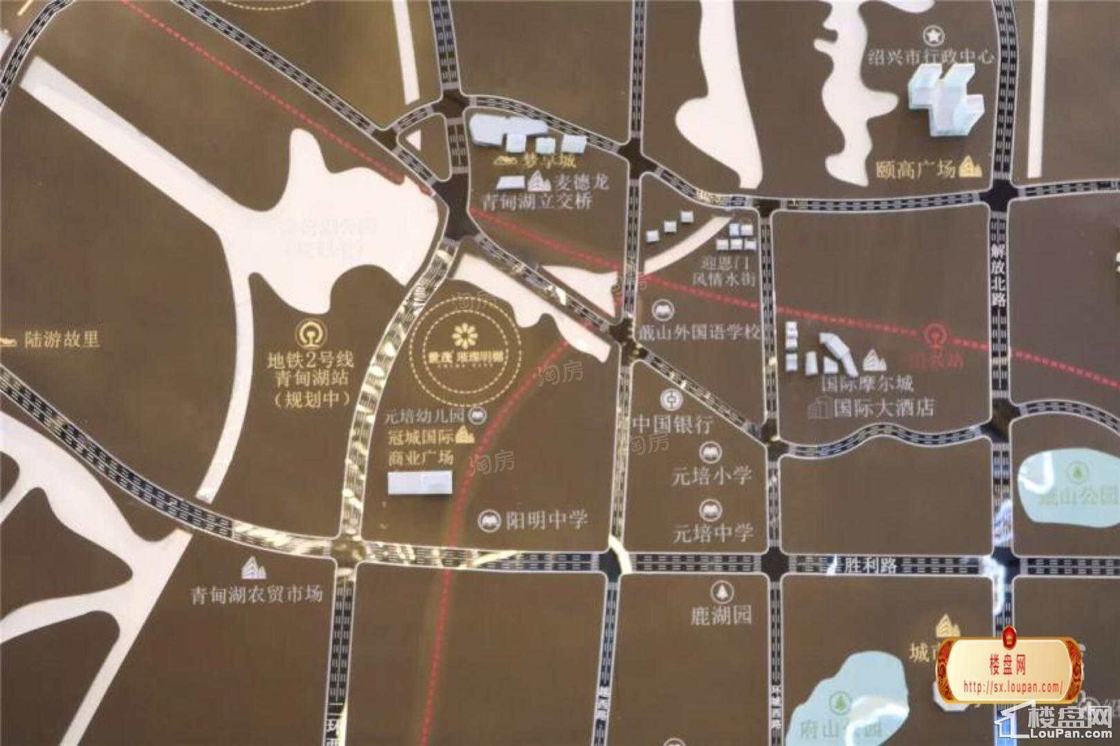 世茂璀璨明樾位置图