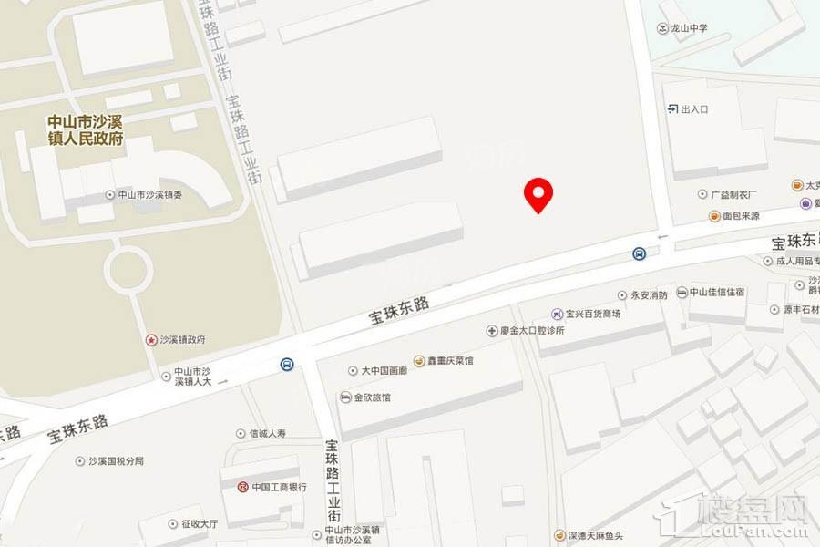 名豪花园位置图