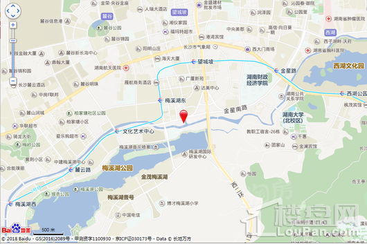 华伟梅溪湖广场位置图