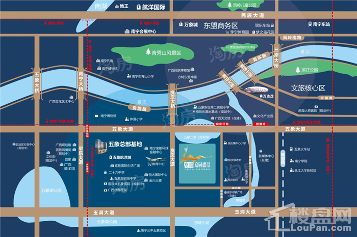 意洲嘉园盛景位置图