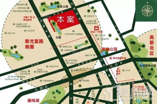 书香蓝郡位置图
