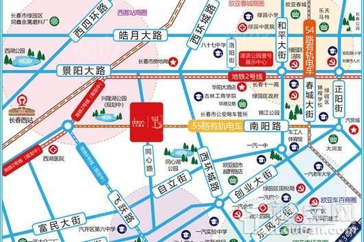 大众置业湖滨公园壹号位置图