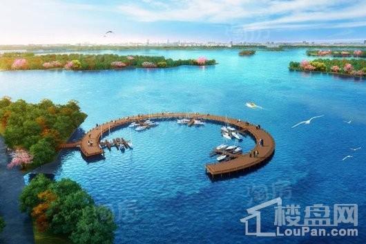 恒大潘安湖生态小镇效果图