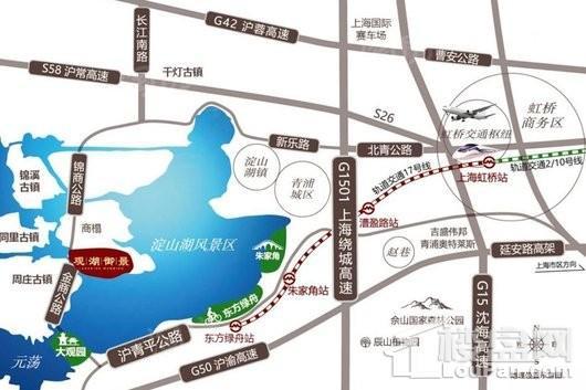 观湖御景位置图