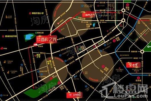 地铁万科·西宸之光位置图