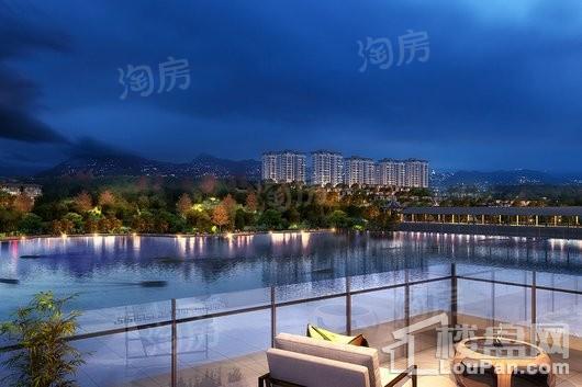 万科民安三度湖山效果图