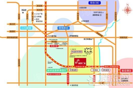 华南城盛世广场位置图