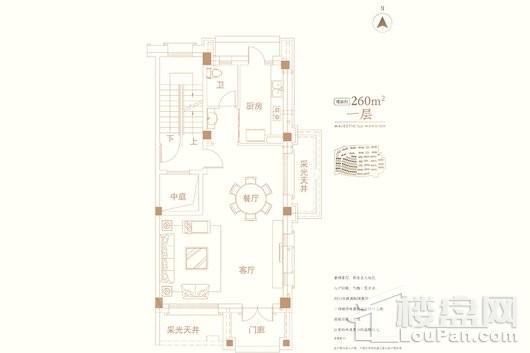 碧桂园山河郡一层户型 4室2厅5卫1厨