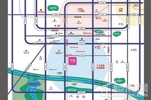 锦荣UI公寓位置图