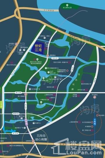 世纪江湾位置图