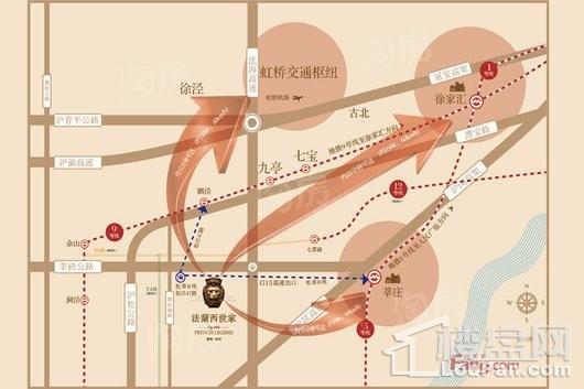 法兰西世家位置图
