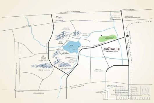 月湖山庄位置图