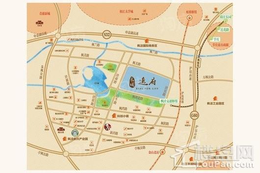 长城逸府位置图