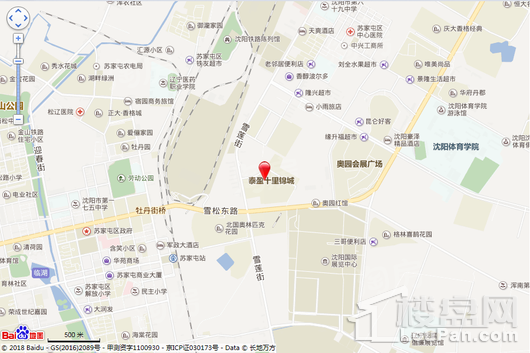泰盈十里锦城位置图