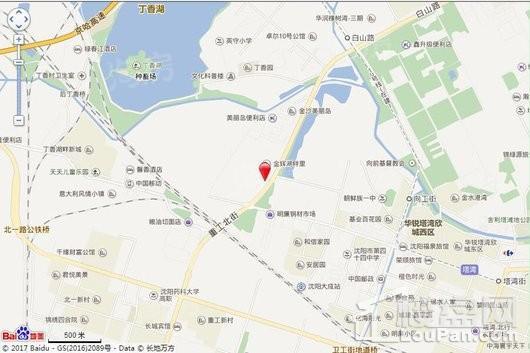 金辉优步湖畔位置图