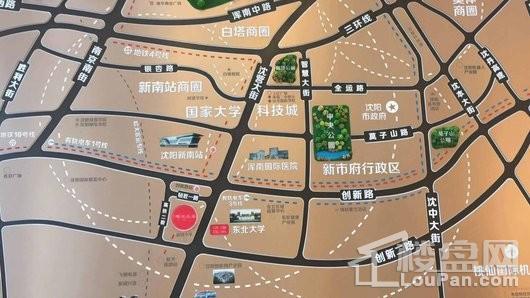 亿茂禧悦风华位置图