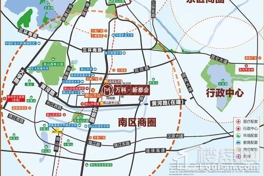 万科·新都会位置图