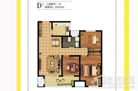 十里花溪海棠湾3室2厅1卫