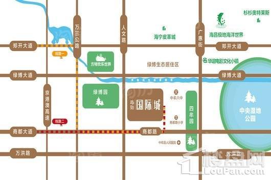 路劲国际城位置图