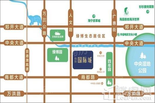 路劲国际城位置图