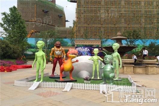 朗悦公园茂实景图