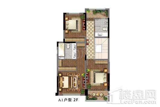 康桥香溪郡2F户型 4室2厅3卫1厨