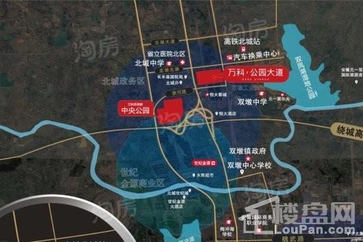 万科·公园大道位置图