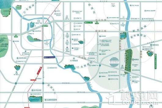 远洋庐玥风景位置图
