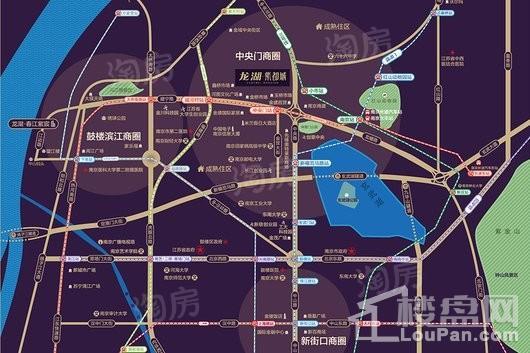 龙湖紫都城位置图