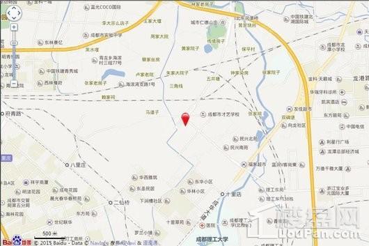 蓝光乐彩城 商铺位置图