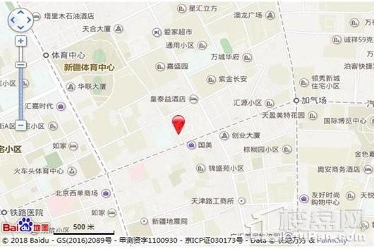 中天翰林诚品位置图