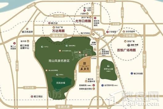 融创银城·盛唐府位置图