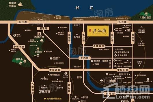 富力·长江府位置图