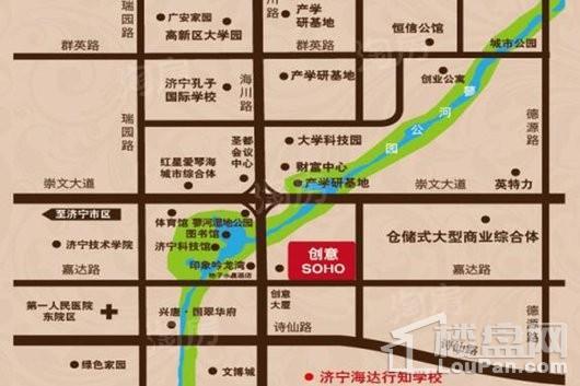 创意SOHO位置图