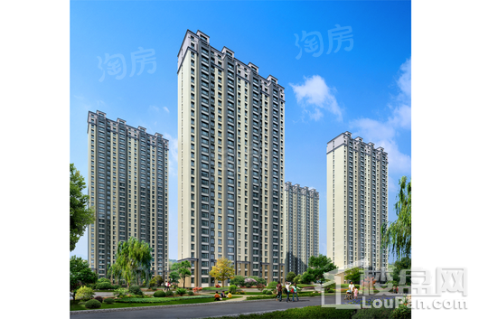 文曲湖景园住宅小区二期效果图