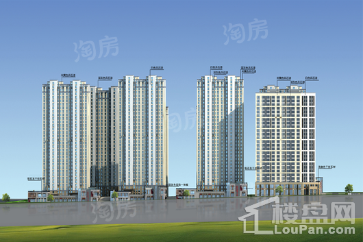 文曲湖景园住宅小区二期效果图