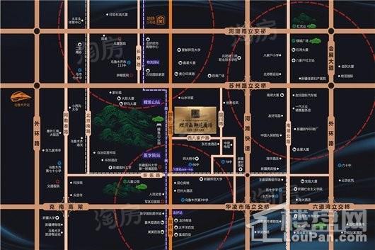 鲤鱼山御苑广场位置图