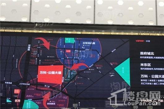 万科公园大道实景图