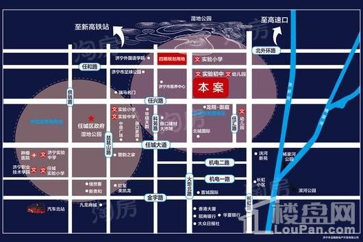 龙翔·御书坊位置图