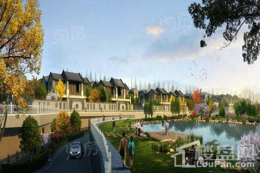 万振中国院子效果图