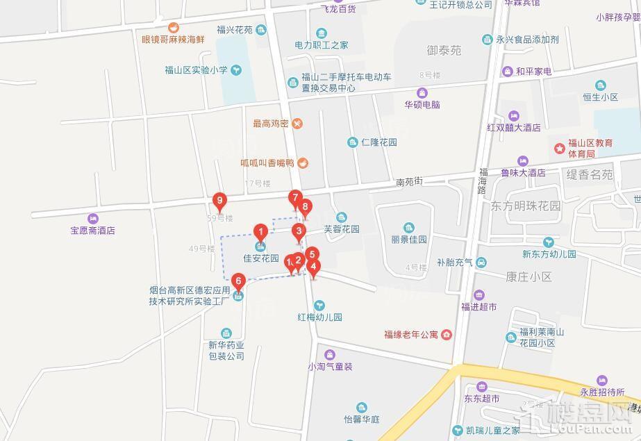 佳安花园位置图