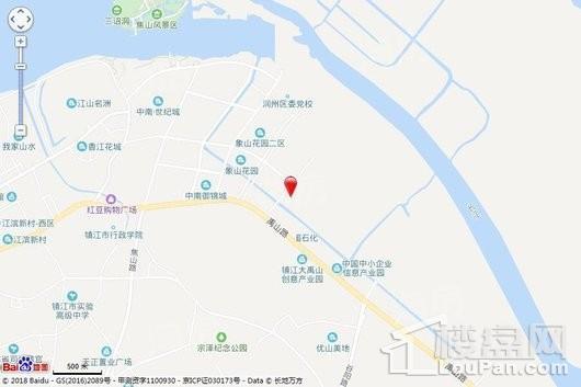 万科中南·翡翠江湾位置图