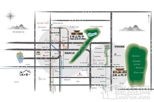 泰禾桂山院子位置图