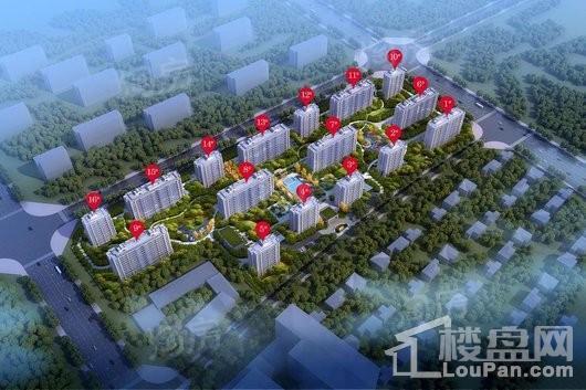 万达蓝城·凤起上河效果图