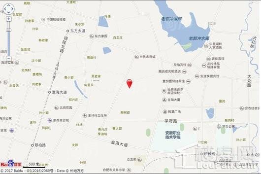 皖投万科·天下艺境位置图